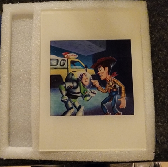 Collectible Toy Story Disney Drop Exclusive Buzz and Woody Acrylic - Picture 1 of 6